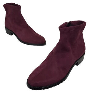 Ron White Giorgi Mulberry Vegan Leather Ankle Boot